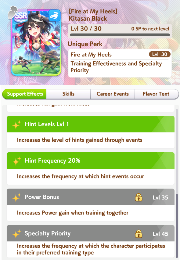 Kitasan Black Speed Card