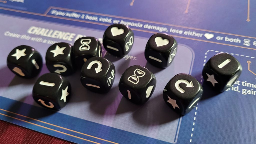 Vantage challenge dice
