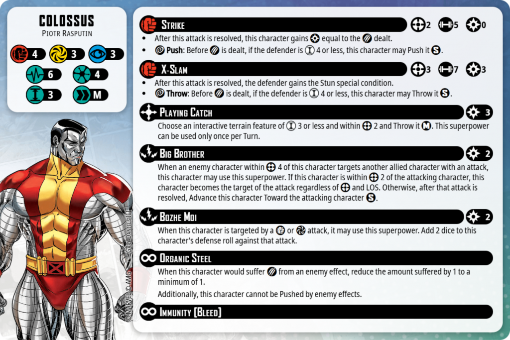 Colossus Character Card