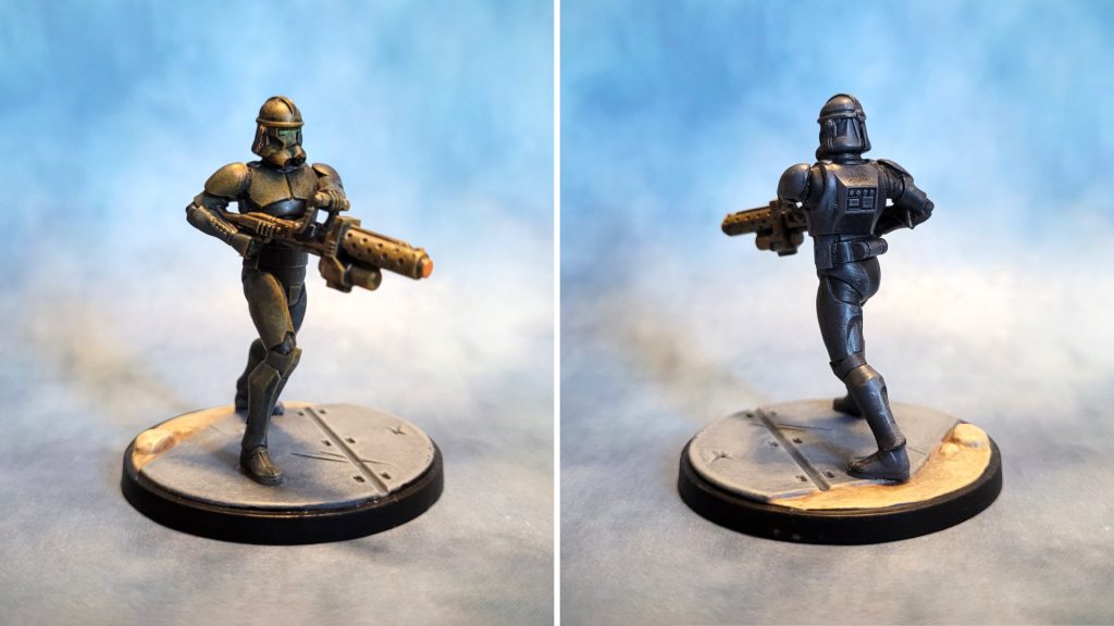 ES-04 Firebrand painted for Star Wars Shatterpoint