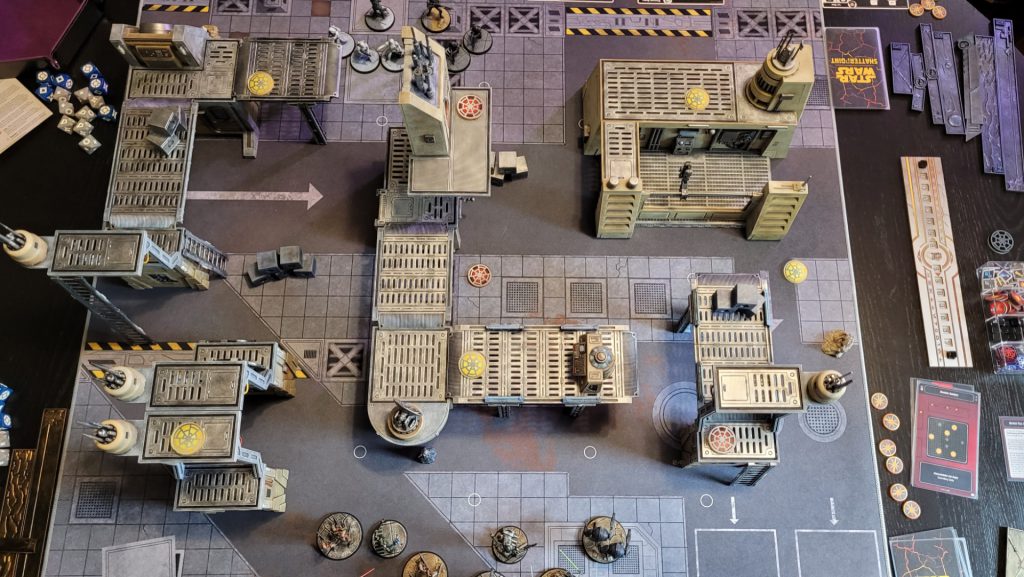 Star Wars Shatterpoint game setup