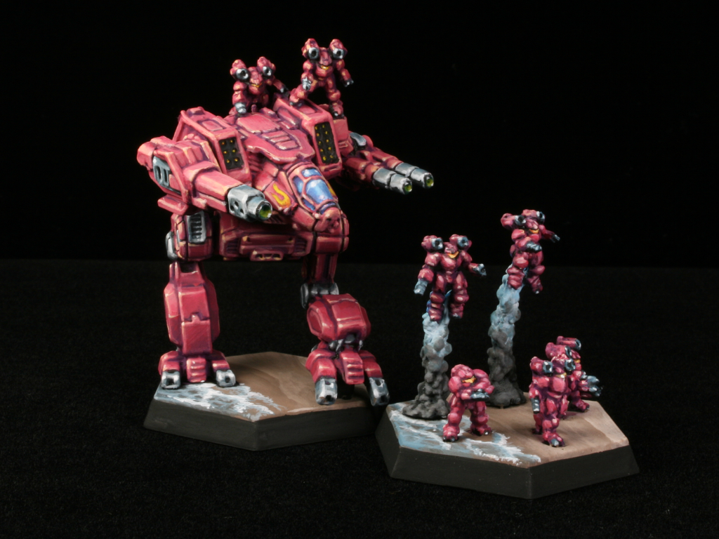 Black Lanner with Elementals. Credit: porble