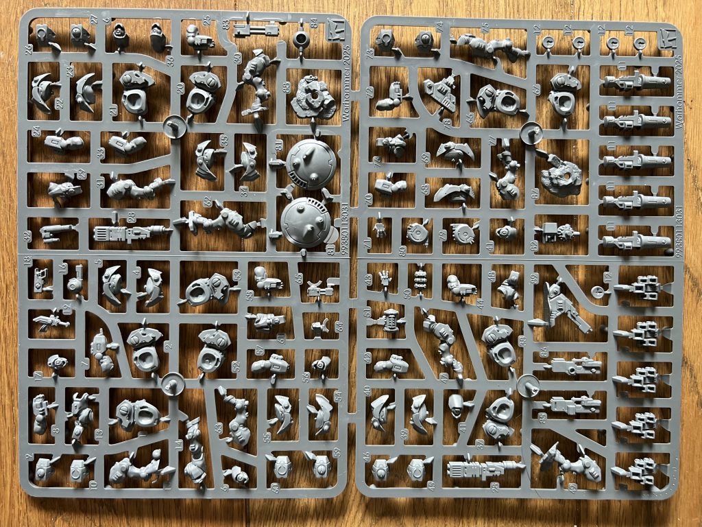 XV26 Stealth Battlesuit sprue