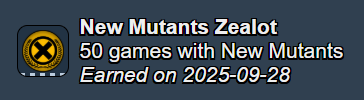 New Mutants Zealot Badge