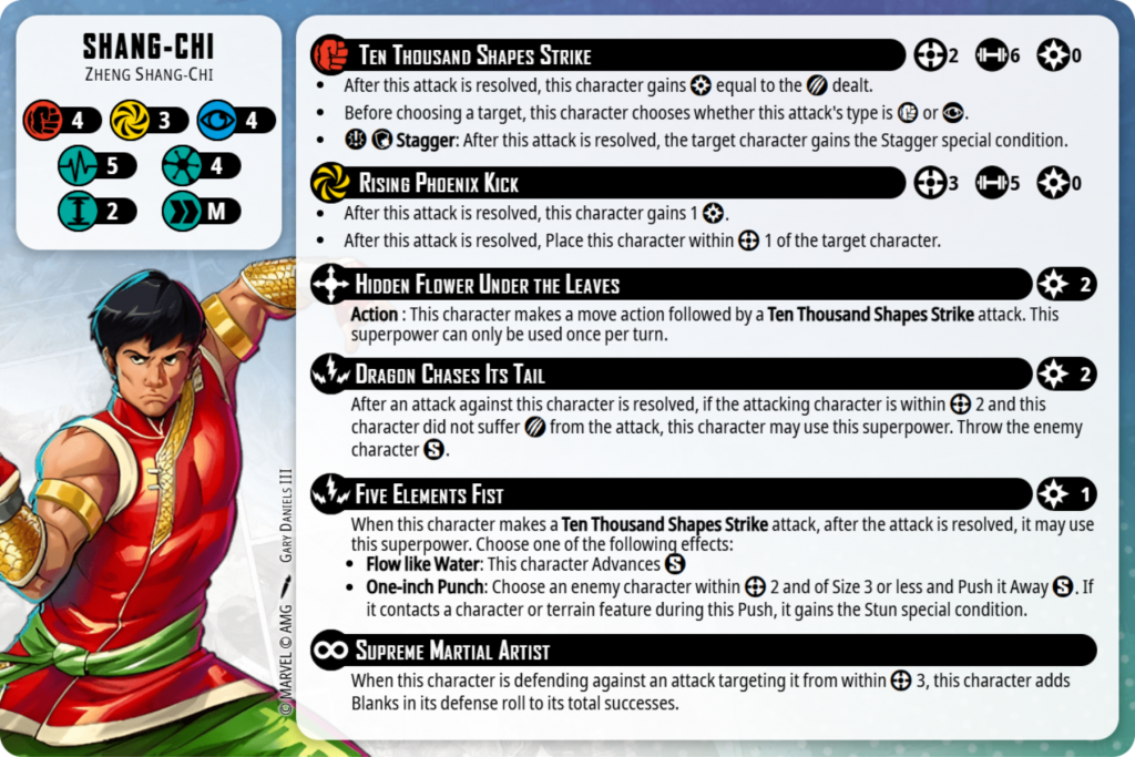 Shang-Chi character card MCP