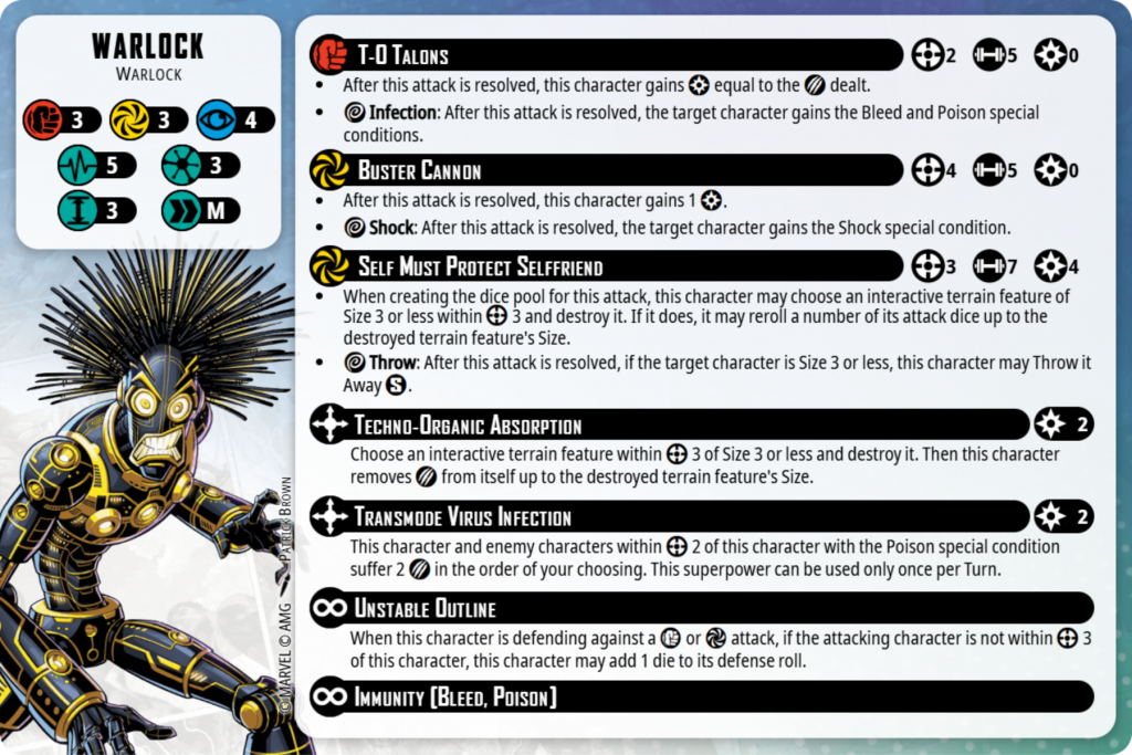 Warlock Character Card