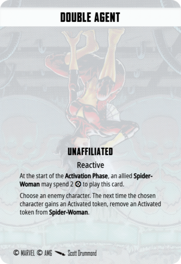 Double Agent Team Tactics Card