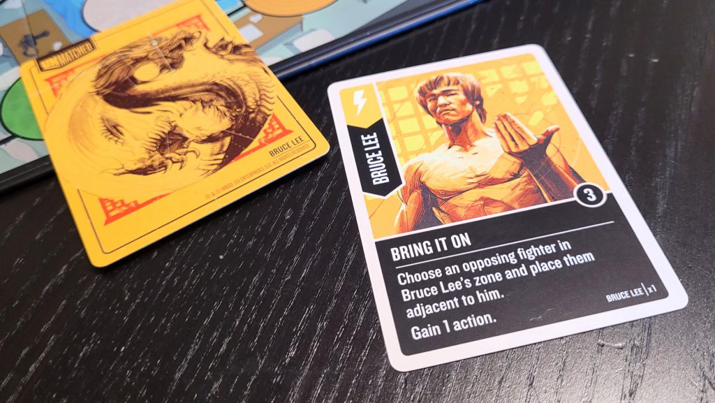 Bruce Lee cards from Unmatched