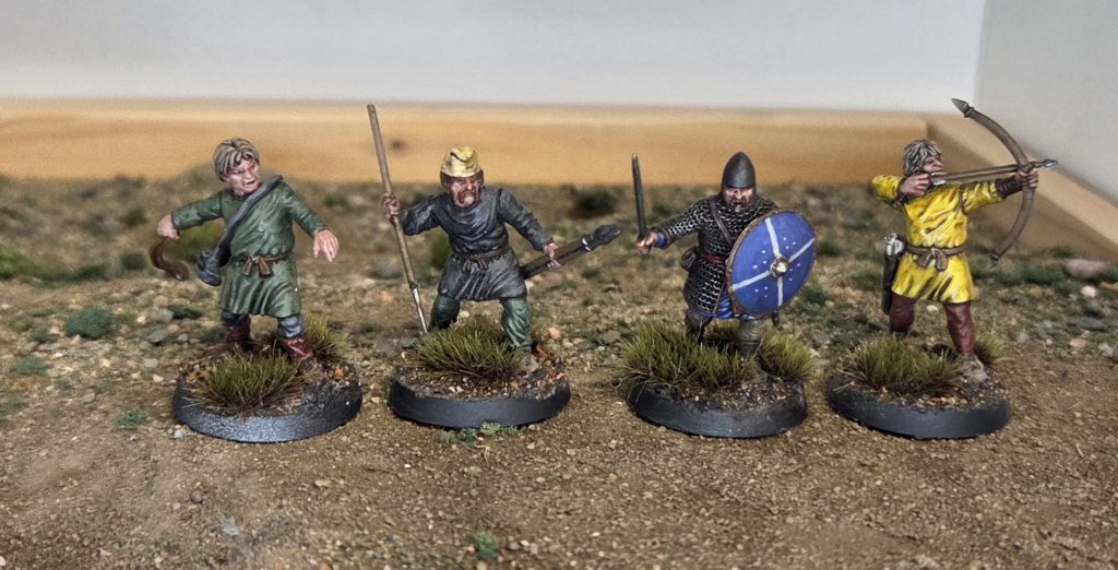4 Saxon Warriors