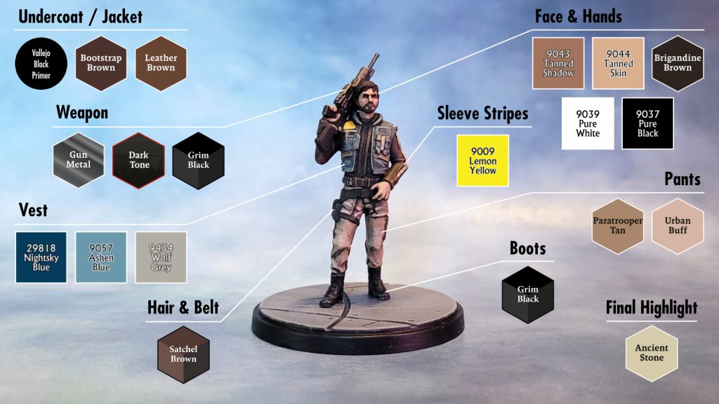 Cassian Andor color guide