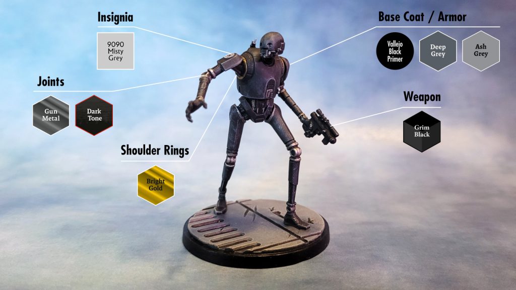K-2-SO color guide
