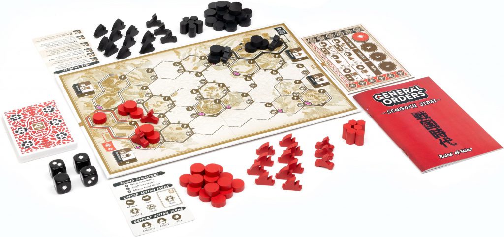 General Orders Sengoku Jidai board setup